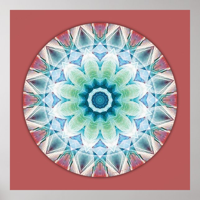 Affiche Mandalas from the Heart of Transformation, no 3 (Devant)