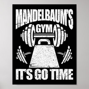 Affiche Mandelbaum's Gym Funny Bodybuilding Gym Workout Gi