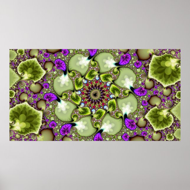 Affiche Mandelbrot Fractal Zoom (Devant)