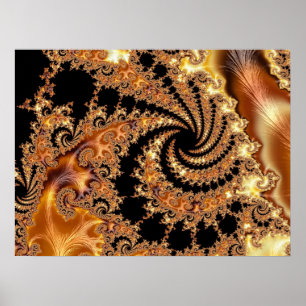 Affiche Mandelbrot Set Fractal Art numérique Toffee