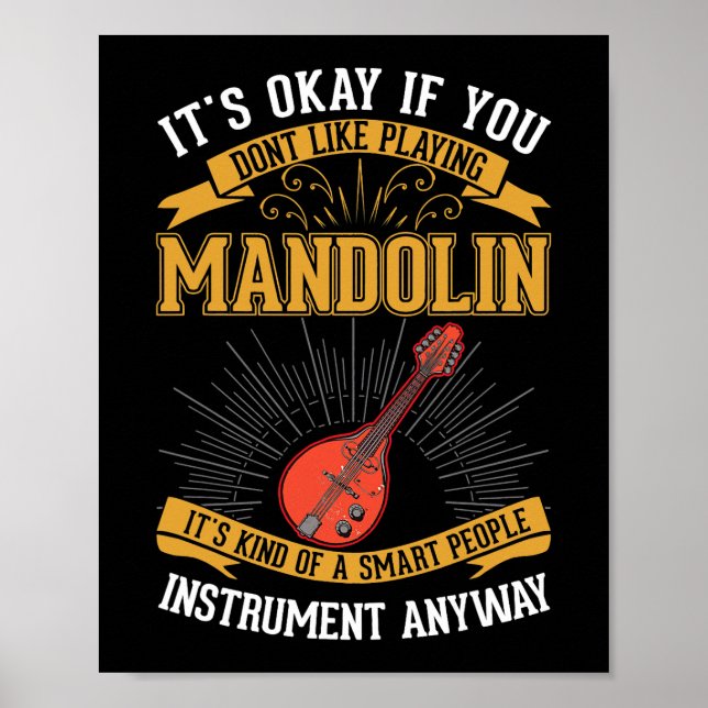 Affiche Mandolin Mandoliniste 1 (Devant)