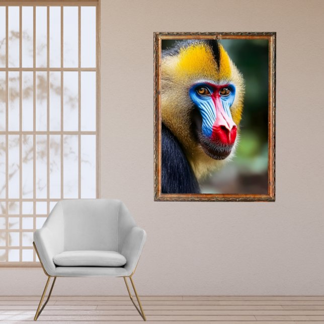 Affiche Mandrill (Créateur téléchargé)