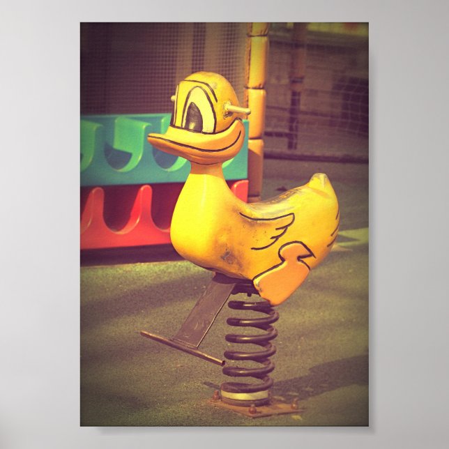 Affiche Manège de la Piscine aux Canards Jaunes (Devant)