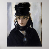 Manet - Berthe Morisot avec un bouquet de violette