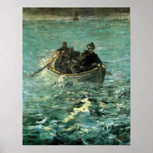 Affiche Manet - Évasion de Rochefort, 1880