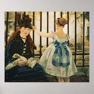 Affiche Manet   Gare St. Lazare, 1872-3