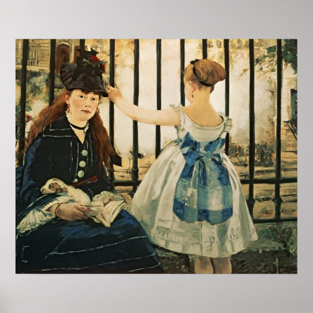 Affiche Manet | Gare St. Lazare, 1872-3 (Devant)
