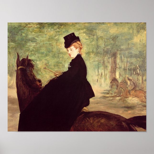 Affiche Manet | La Cheval, 1875 (Devant)