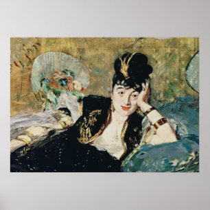 Affiche Manet La Dame aux fans
