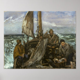 Affiche Manet - Les Travailleurs De La Mer