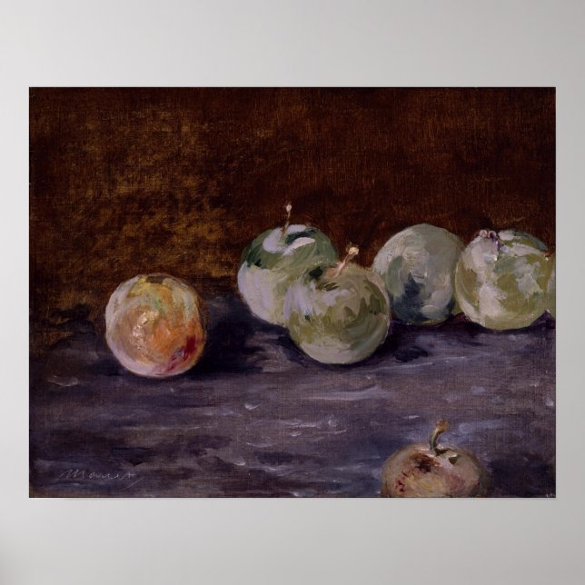 Affiche Manet - Plums (Devant)