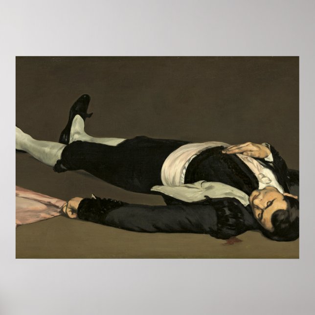 Affiche Manet | The Dead Toreador, c.1864 (Devant)