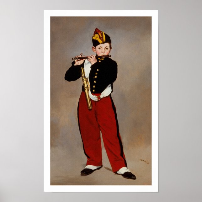 Affiche Manet - The Fifer (also called The Fife Player) (Devant)