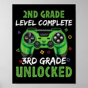 Affiche Manette 3e année Cadeau débloqué pour enfants de 2