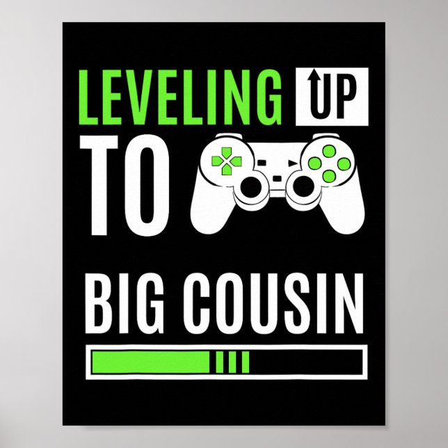 Affiche Manette de jeu pour grand cousin, jeu de niveau su (Devant)