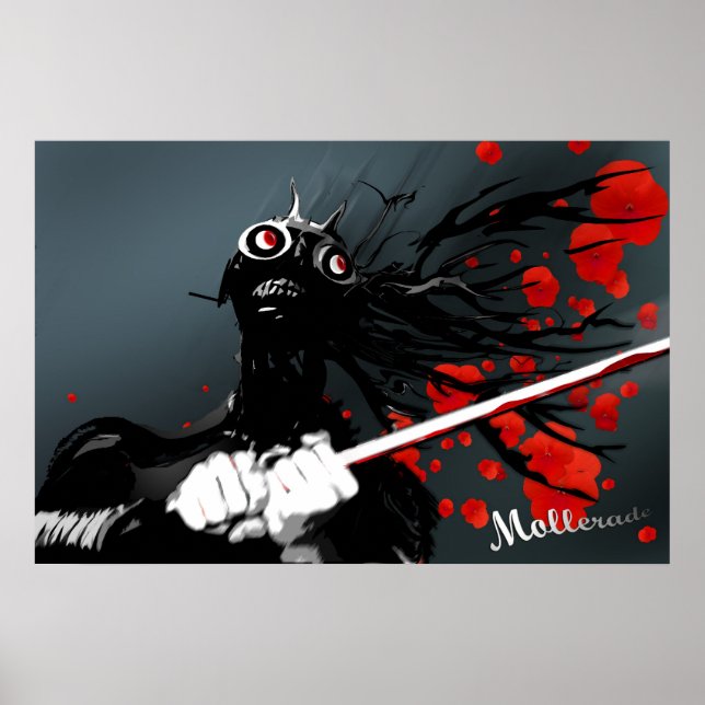 Affiche Manga Samurai (Devant)