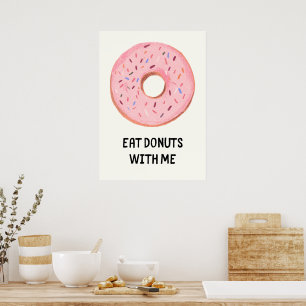 Affiche Mange des beignets avec moi