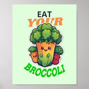Affiche Mange ton brocoli