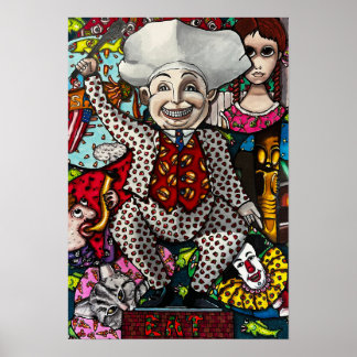Affiche Mangeons