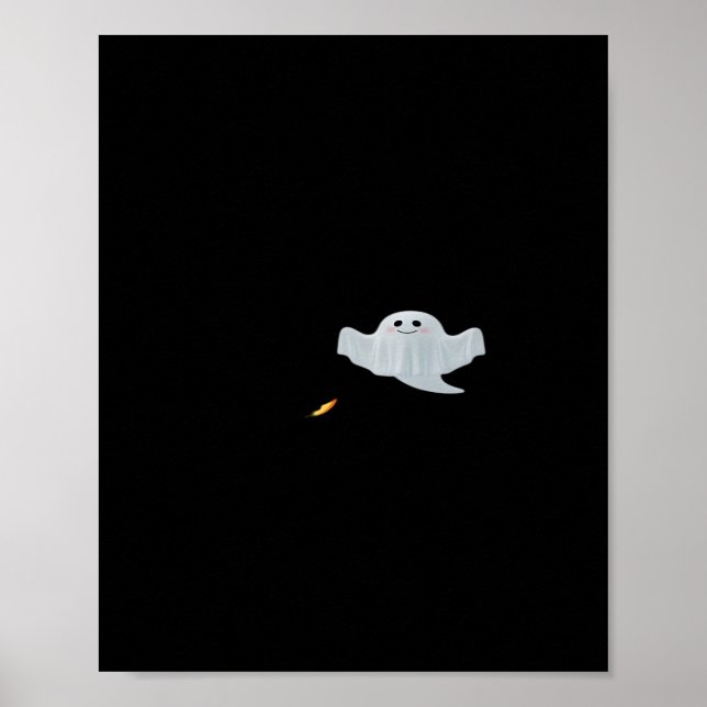 Affiche Manger Boire Et Être Effrayant Halloween Tendance  (Devant)