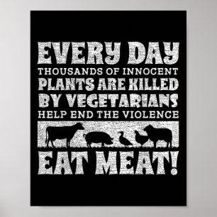Affiche Manger des animaux est étrange Chemise World Vegan