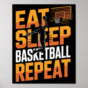 Affiche Manger Dormir Dessiner Répéter