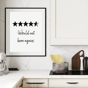 Affiche Mangerait Ici De Nouveau Cote Cuisine