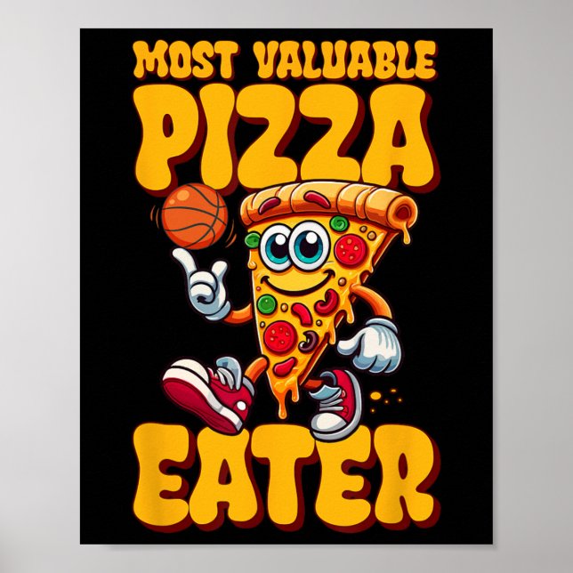 Affiche Mangeur de pizza le plus précieux  (Devant)
