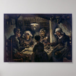 Affiche Mangeurs de pommes de terre Van Gogh