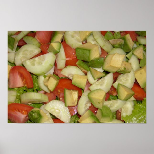 Affiche Mangez ma salade Imprimer (Devant)