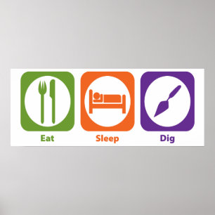 Affiche Mangez Sleep Dig