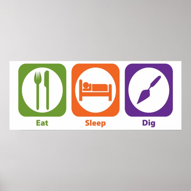 Affiche Mangez Sleep Dig (Devant)