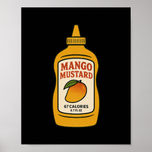 Affiche Mango Moutarde 67 Six Sept 6-7 - Drôle Brainrot Ki