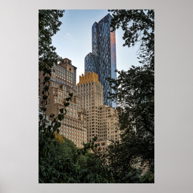 Affiche Manhattan Bâtiments Vue (Devant)