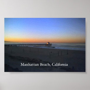 Affiche Manhattan Beach Sunrise