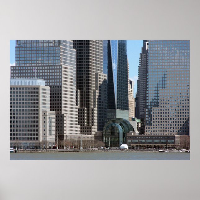 Affiche Manhattan Financial District (Devant)