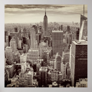 Affiche Manhattan, New York (panorama)