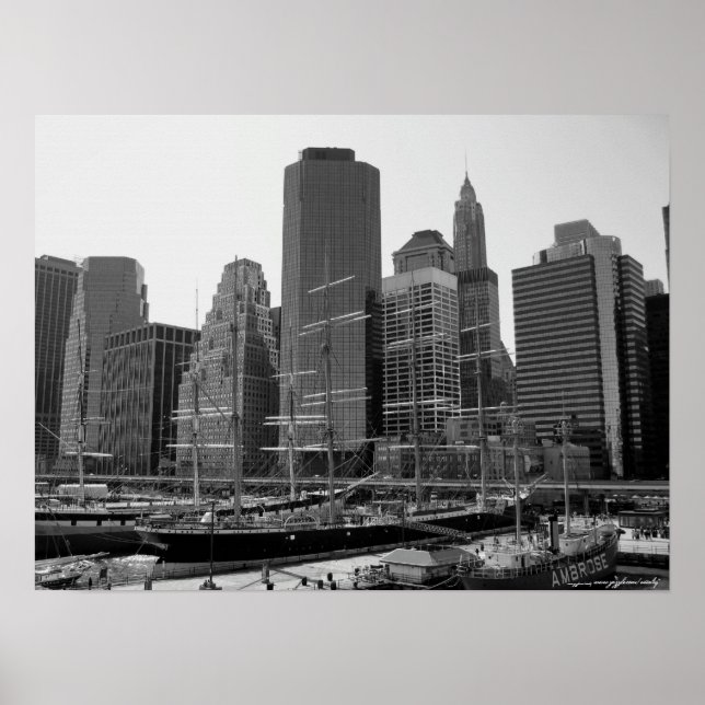 Affiche Manhattan, Port de la mer du Sud (Devant)