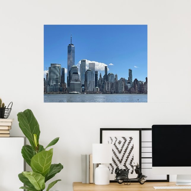 Affiche Manhattan Skyline (Bureau à domicile)