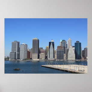 Affiche Manhattan Skyline, New York