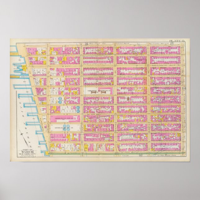 Affiche Manhatten, New York 19 (Devant)