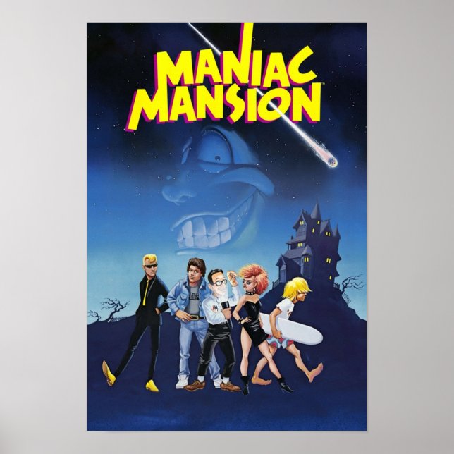 Affiche Maniac Mansion (Devant)