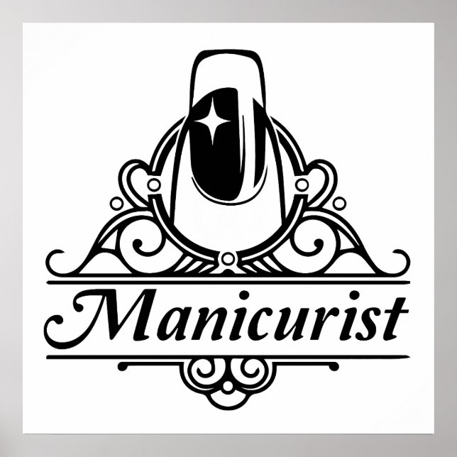 Affiche Manicurist at Work (Devant)