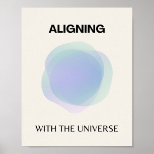 Affiche Manifestation Art Spirituel, Energy Aura Gradient