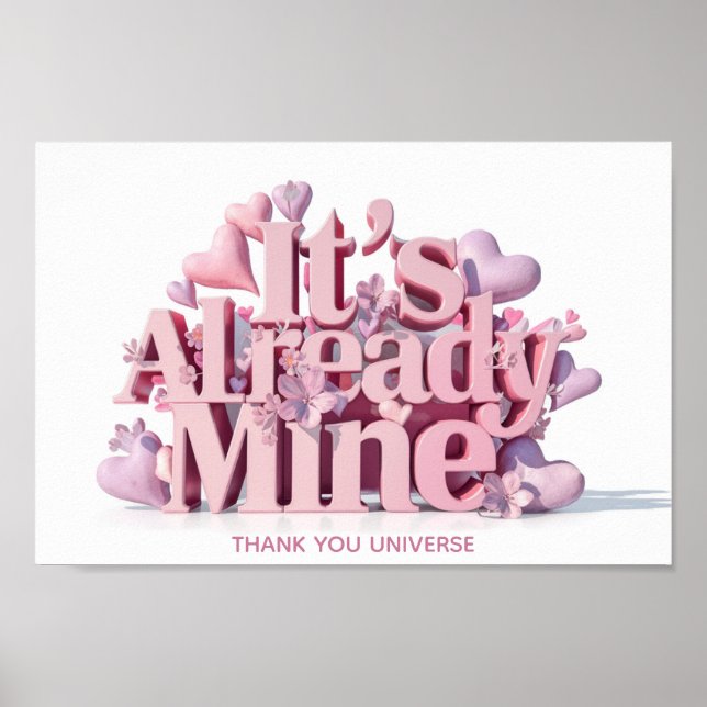 Affiche *~* Manifestation d'attraction de la loi sur le co (Devant)