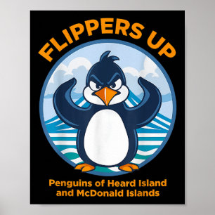 Affiche Manifestation de Heard Island Penguin contre le vo