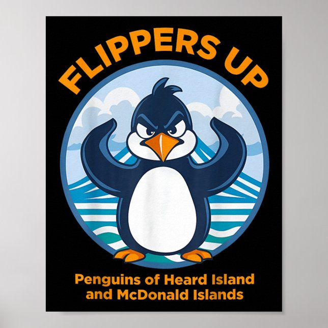 Affiche Manifestation de Heard Island Penguin contre le vo (Devant)