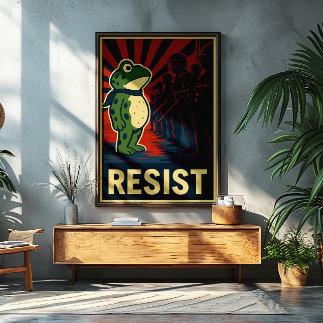 Affiche Manifestation de la Grenouille de Portland (Créateur téléchargé)
