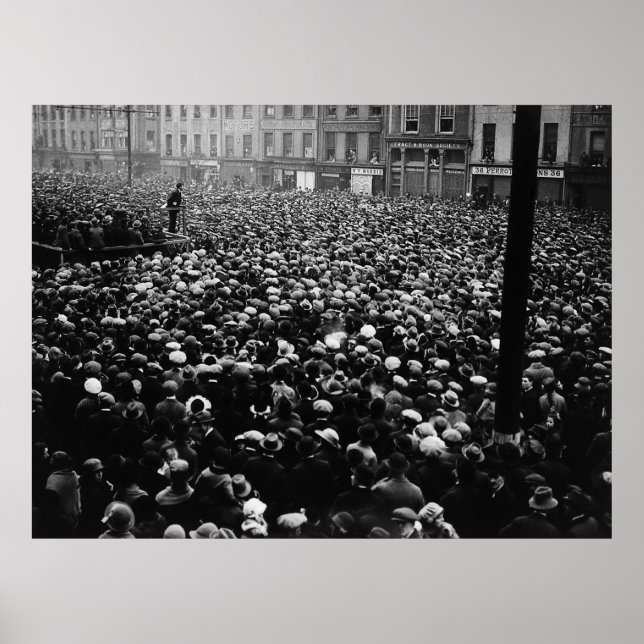 Affiche Manifestation de Michael Collins Free State 1922 (Devant)
