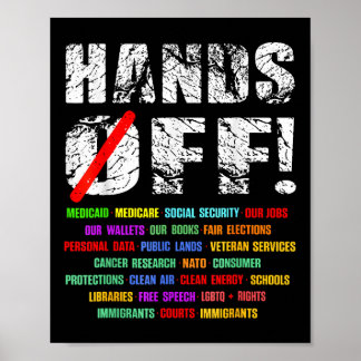 Affiche Manifestation De Sécurité Sociale Et Medicare Pro
